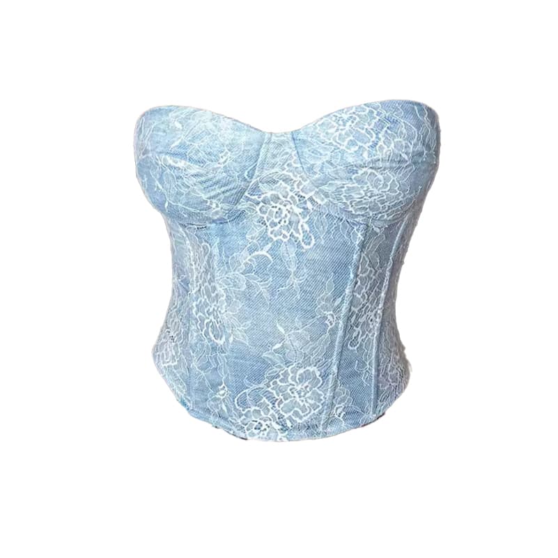 تصویر اصلی محصول کرست اورباست گیپور Bustier دانتل